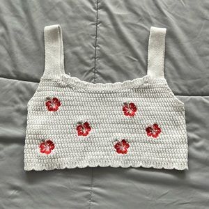 Knit crop top